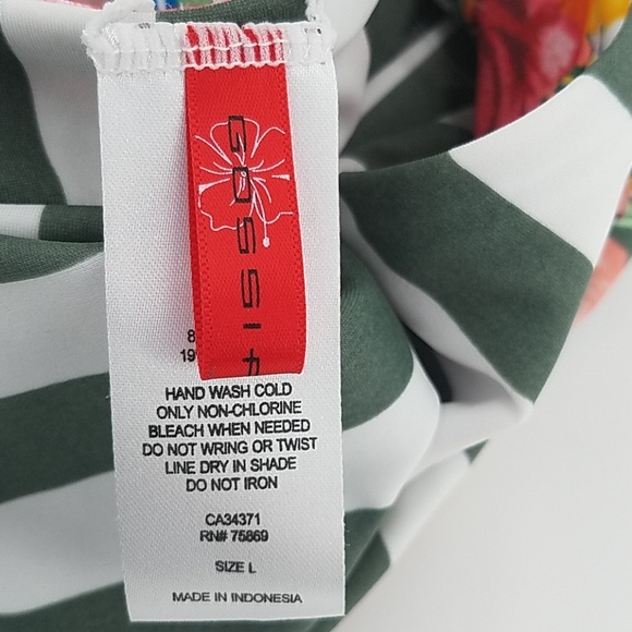 🆕 Gossip Rose Mosaic 3 Way Reversible One Piece - Picture 8 of 8